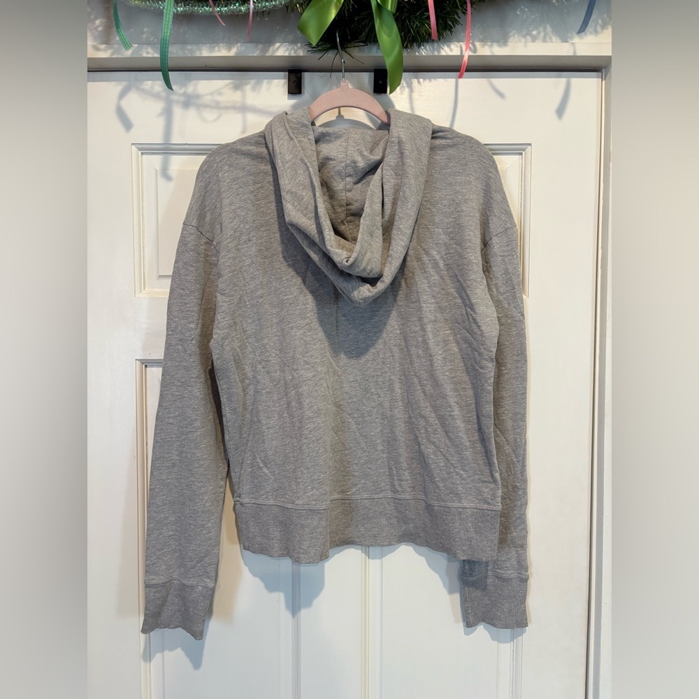 NWT Micheal Stars Trinity Hoodie Heather Grey Ocean Terry - Picture 2 of 4